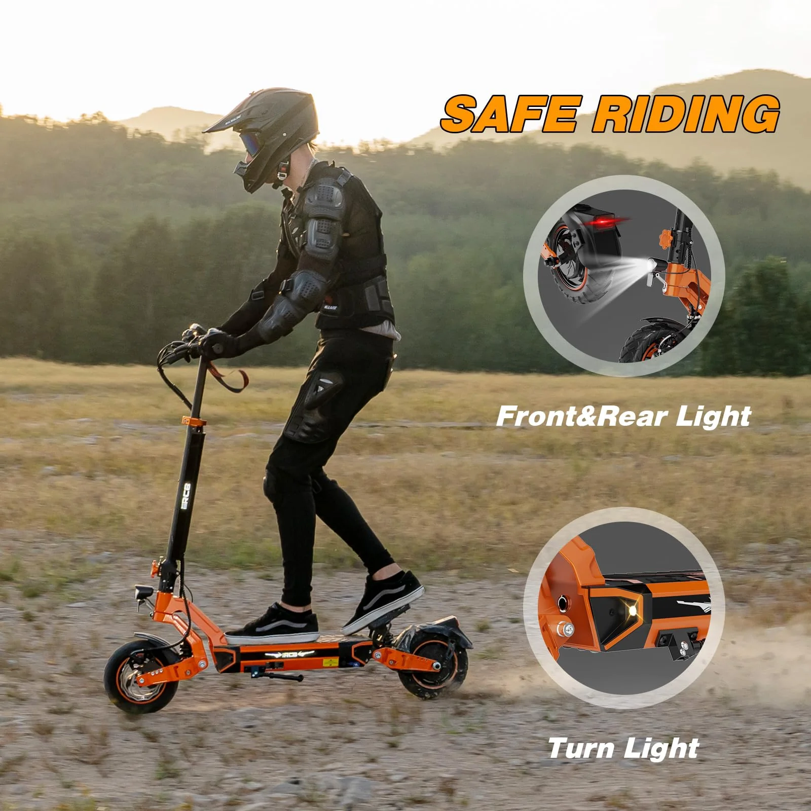 RCB D7 Adult Electric Scooter - Image 4