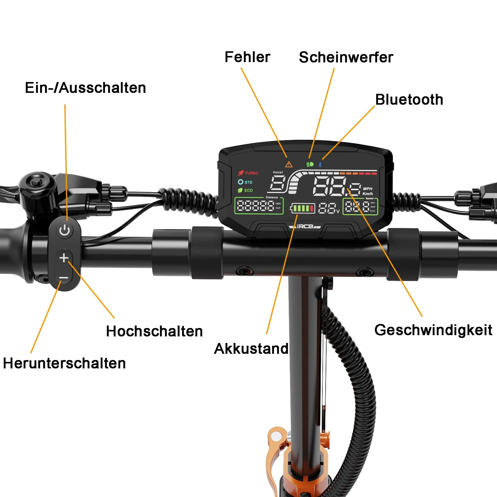 RCB D7 PRO ABE Elektroroller - Image 10