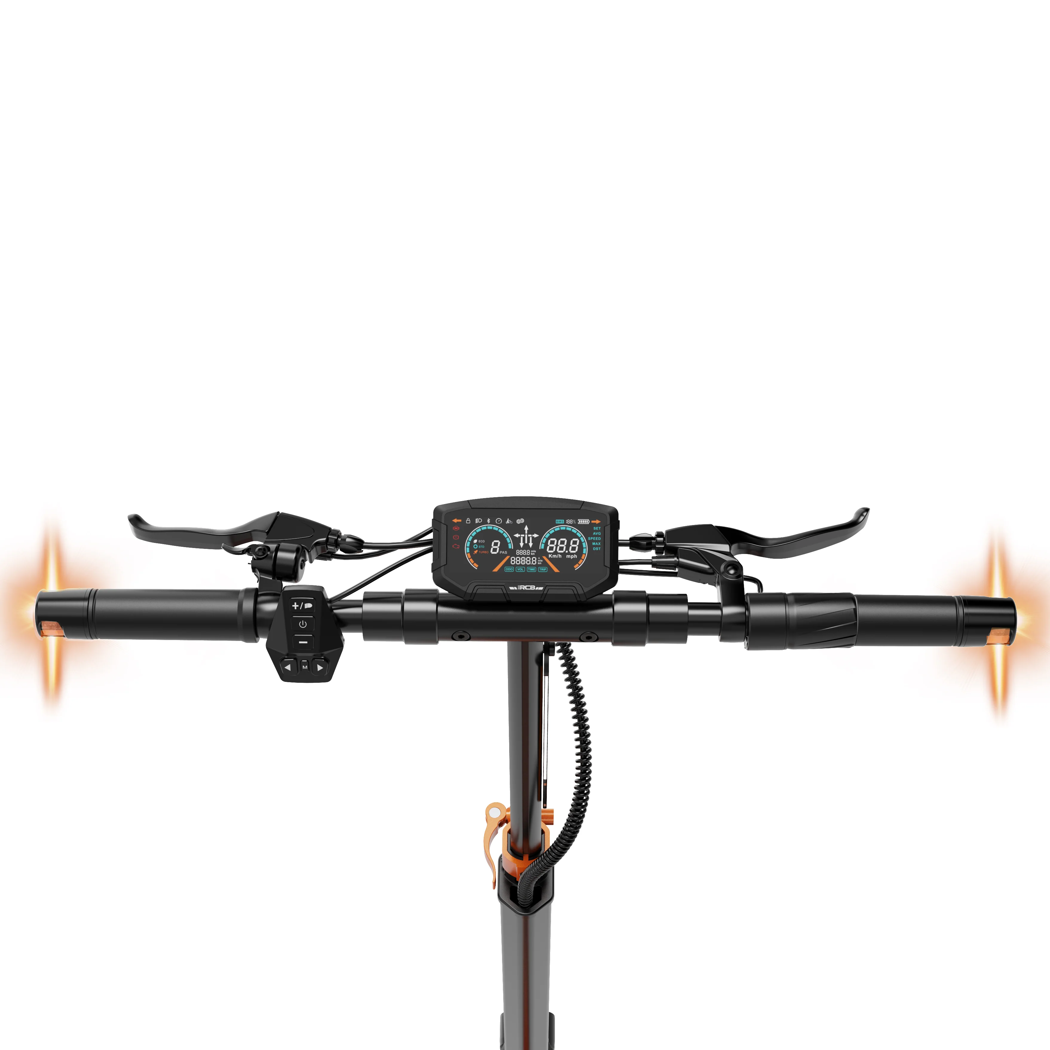 RCB D7 ABE Ultra Elektroroller – 20KMH(±10%) – Blinker + NFC – Legal in Deutschland - Image 4