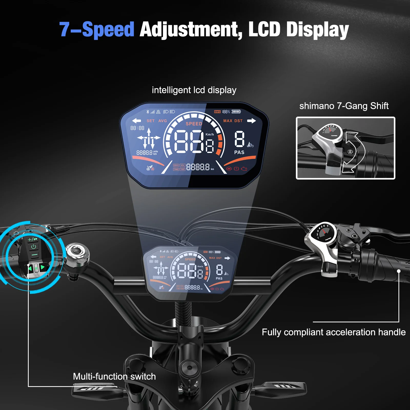 RCB G19 Electric Bike for Adults(48V20.8Ah) - Image 9