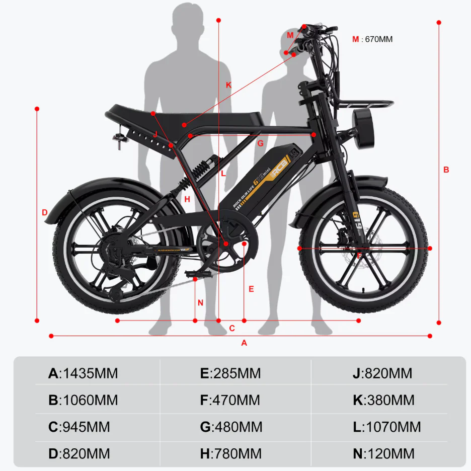 RCB G19 mini Electric Bike for Adults(RCB APP&NFC E BIKE) - Image 3