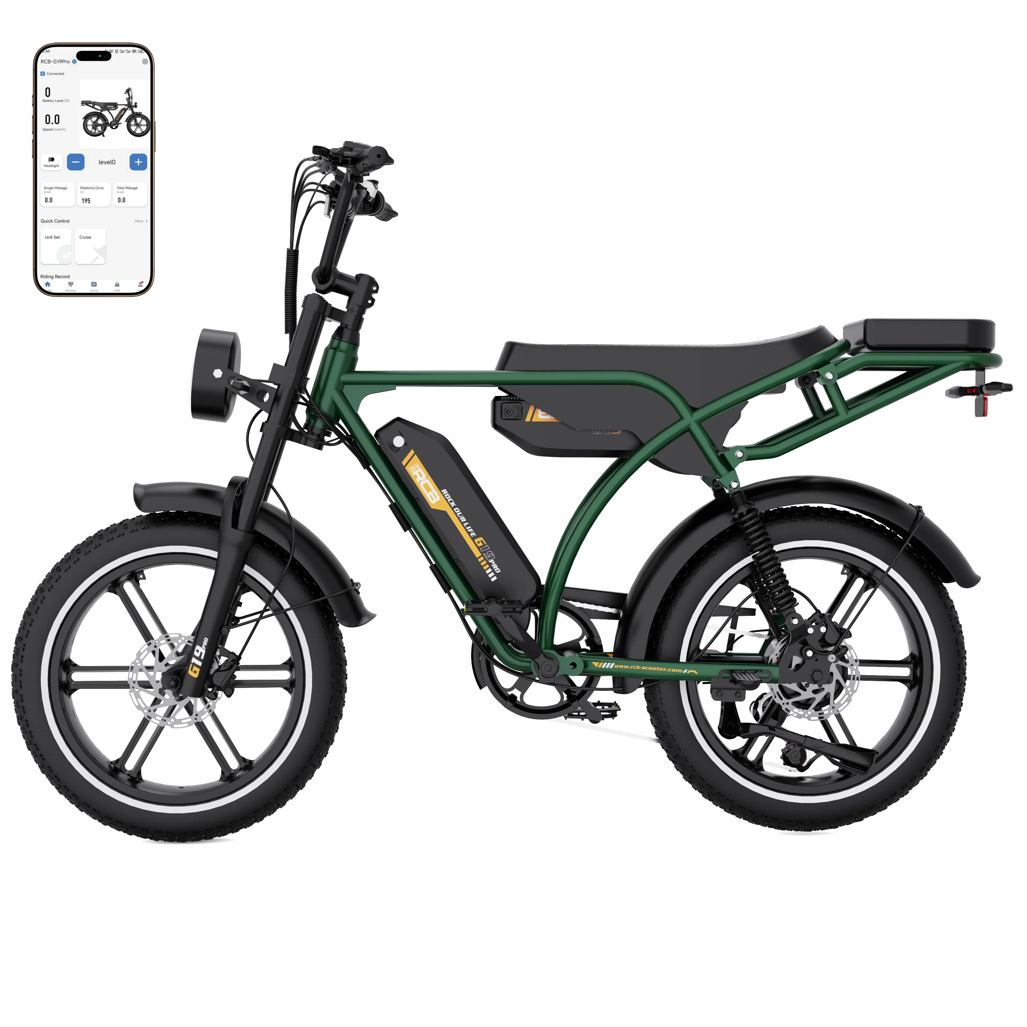 RCB G19 PRO Electric Bike for Adults((RCB APP&NFC E BIKE)) - Image 3