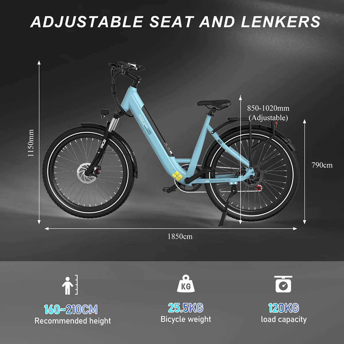 RCB G6 Electric Bike for Adults(RCB APP&NFC E BIKE-2026 NEW) - Image 12