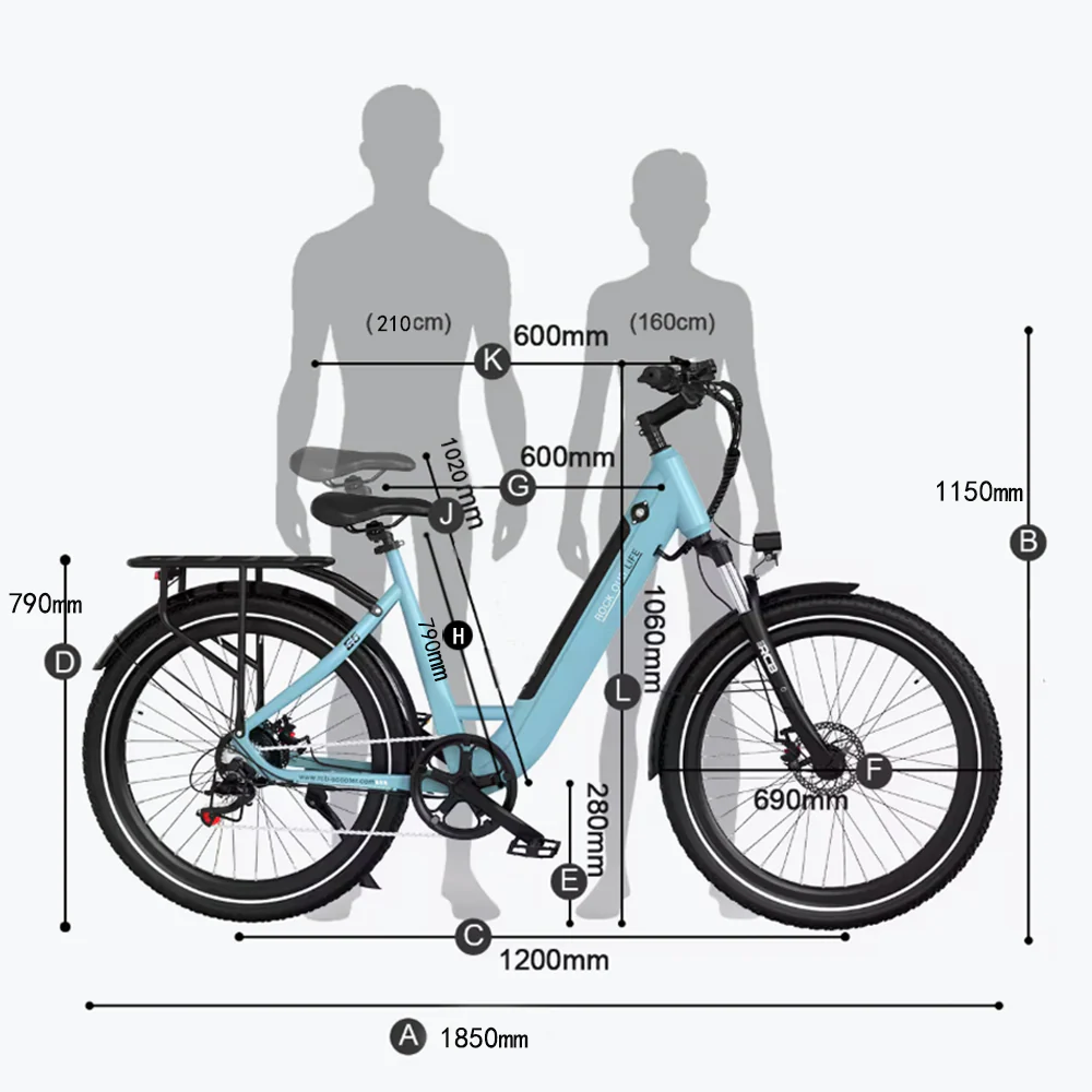 RCB G6 Electric Bike for Adults(RCB APP&NFC E BIKE-2026 NEW) - Image 4