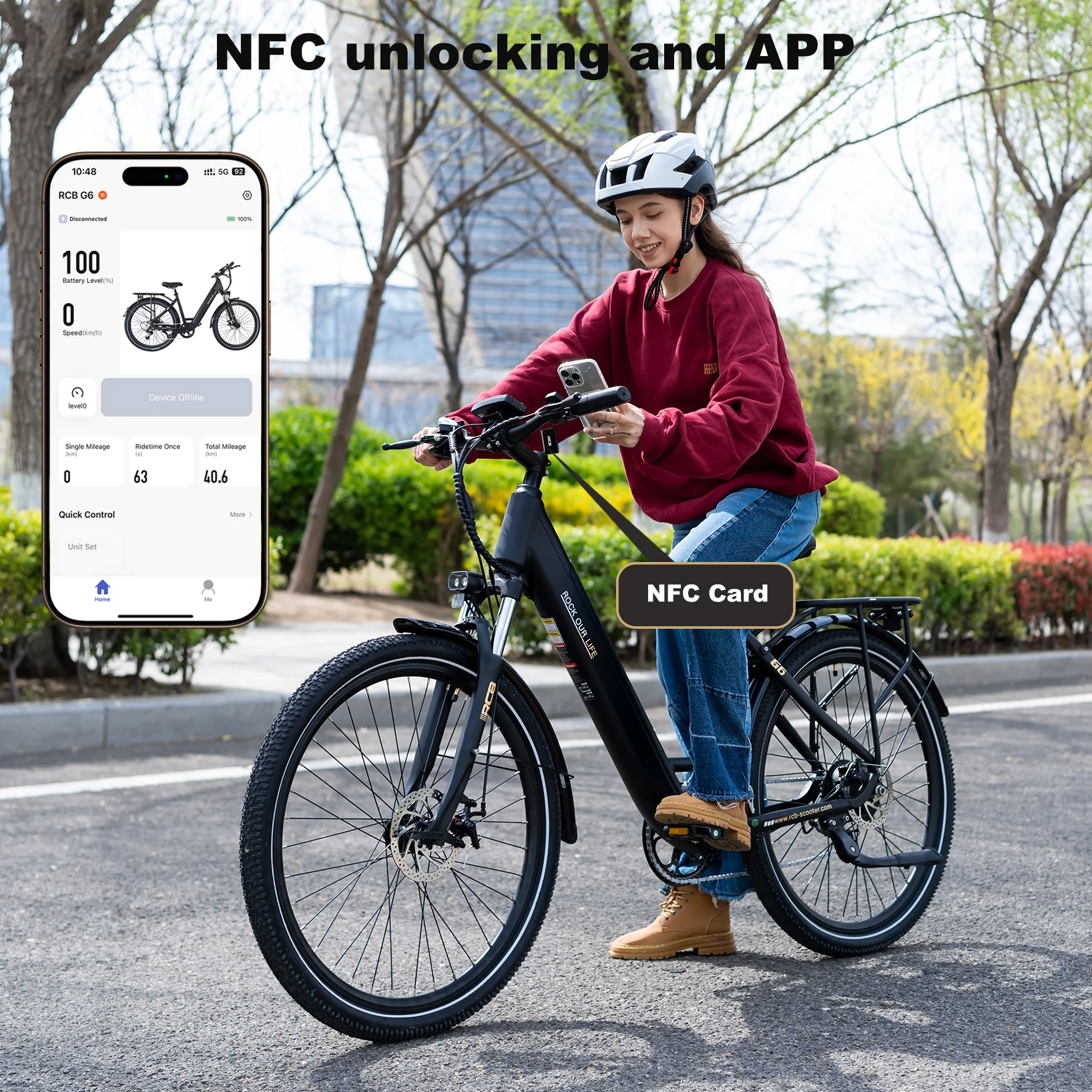 RCB G6 Electric Bike for Adults(RCB APP&NFC E BIKE-2026 NEW) - Image 7