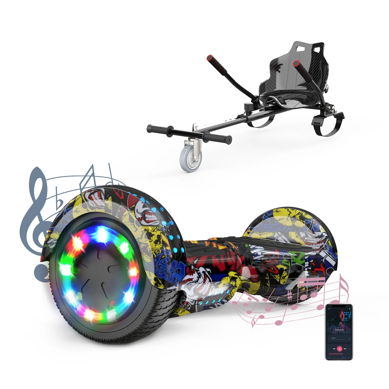RCB JD6 6,5-Zoll-Hoverboard + KT - Image 12