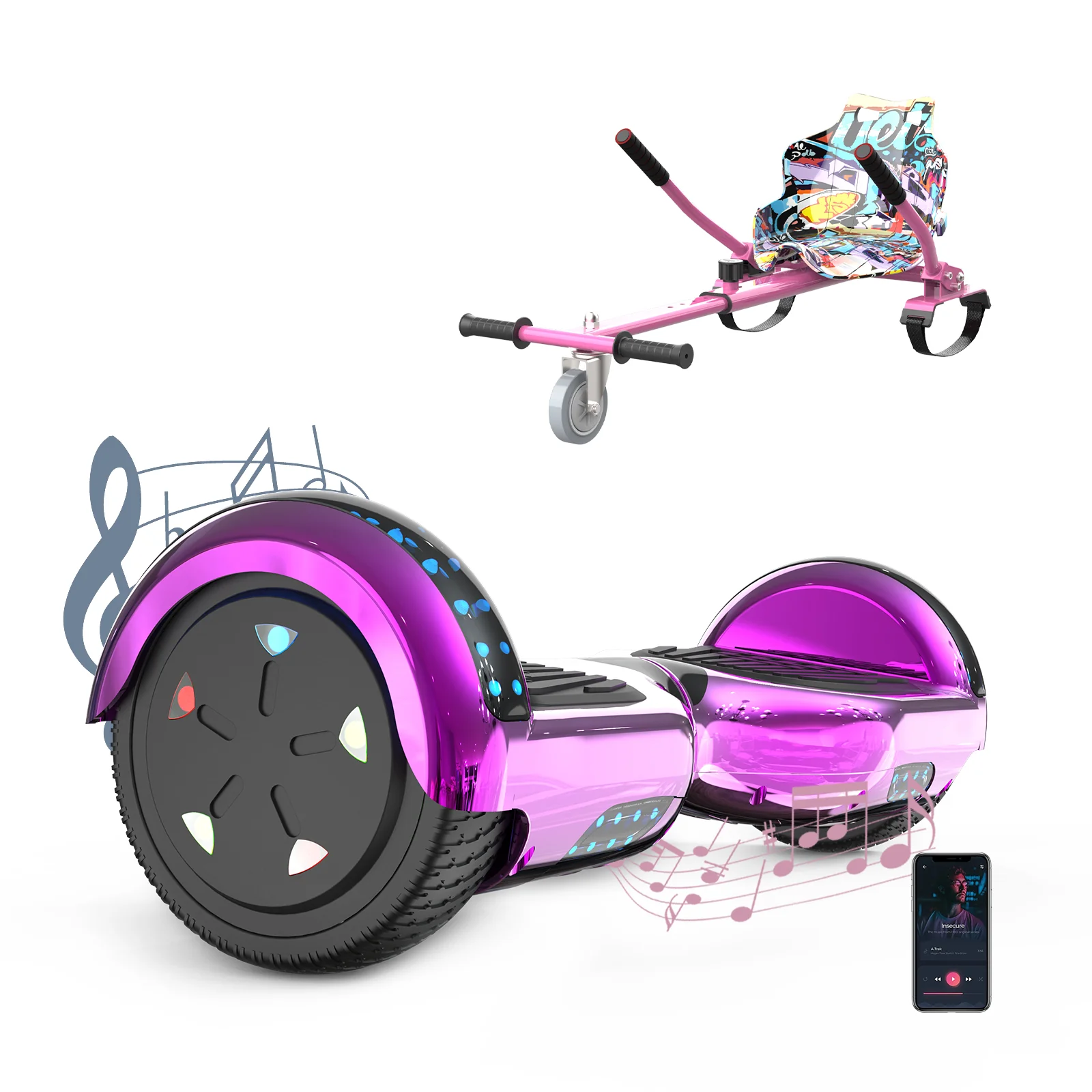 RCB JD6 6,5-Zoll-Hoverboard + KT - Image 17