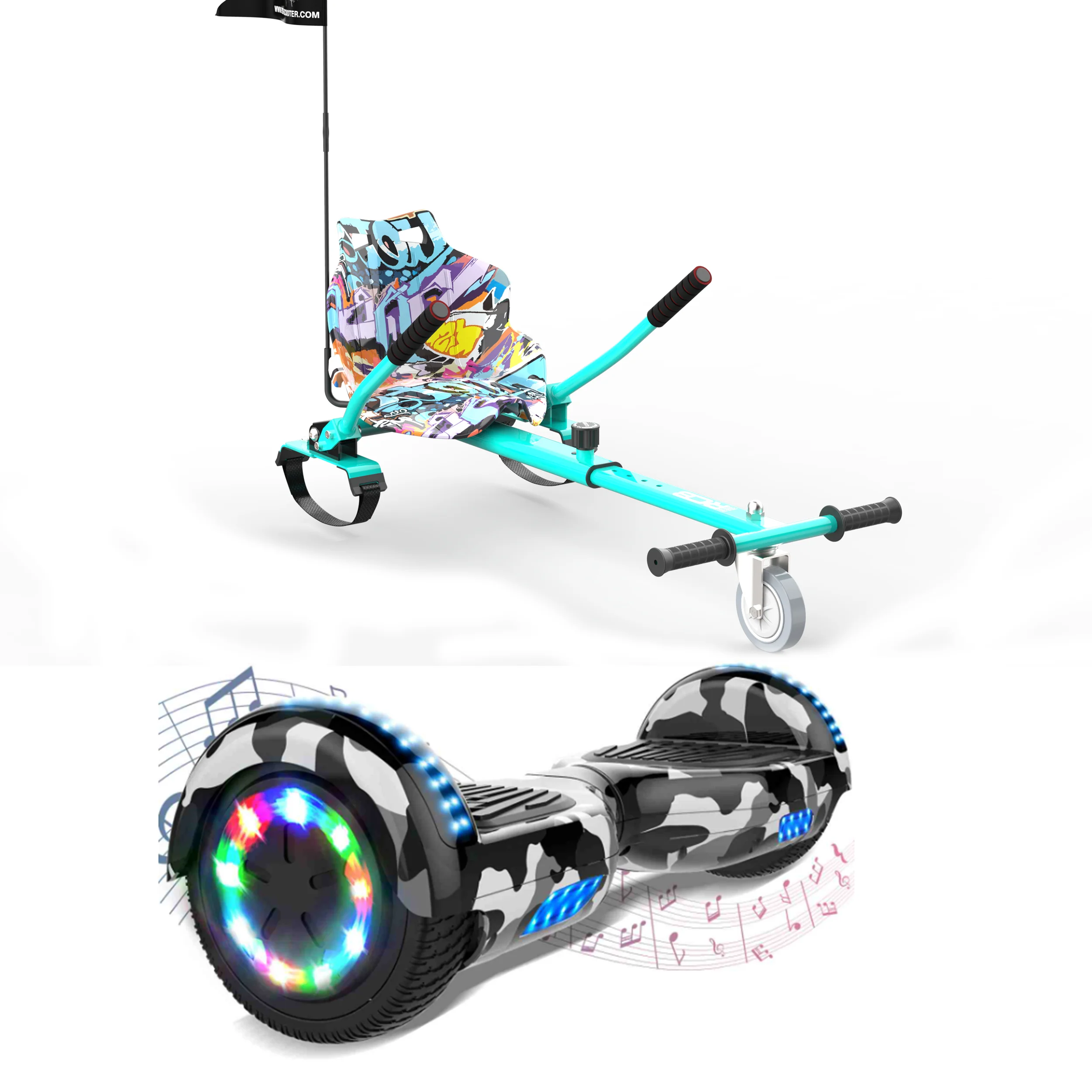 RCB JD6 6,5-Zoll-Hoverboard + KT - Image 27
