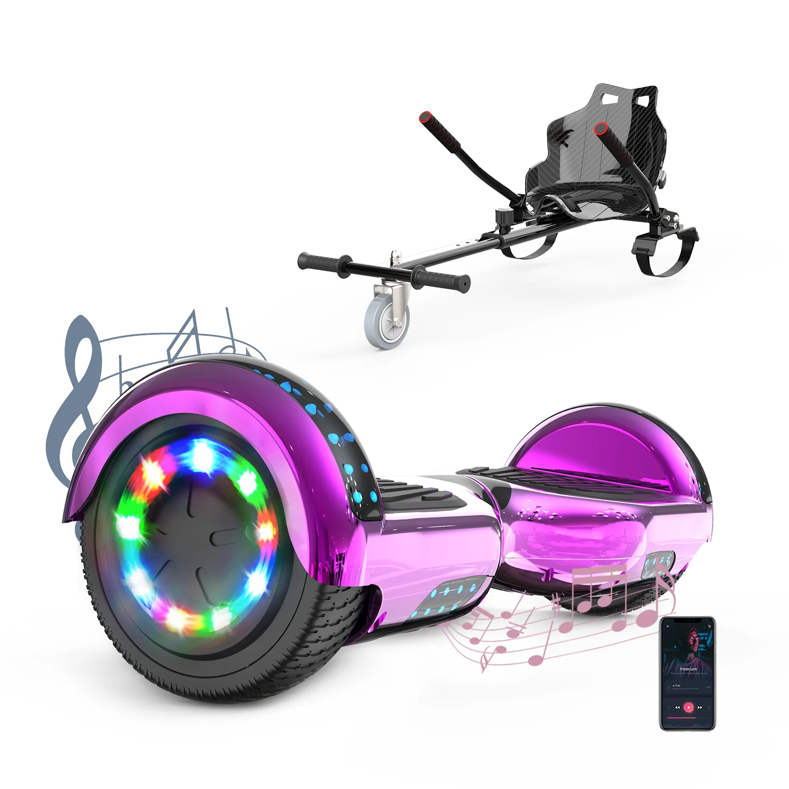 RCB JD6 6,5-Zoll-Hoverboard + KT - Image 31