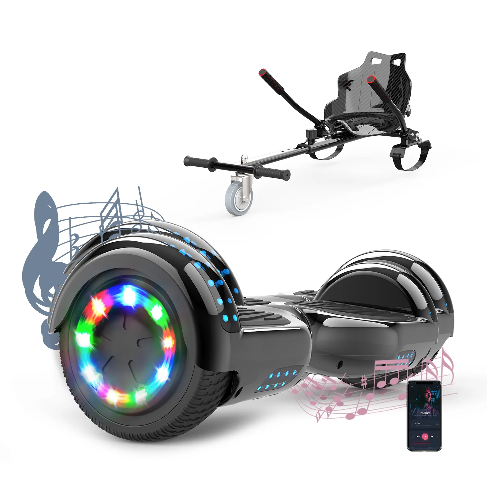 RCB JD6 6,5-Zoll-Hoverboard + KT - Image 33
