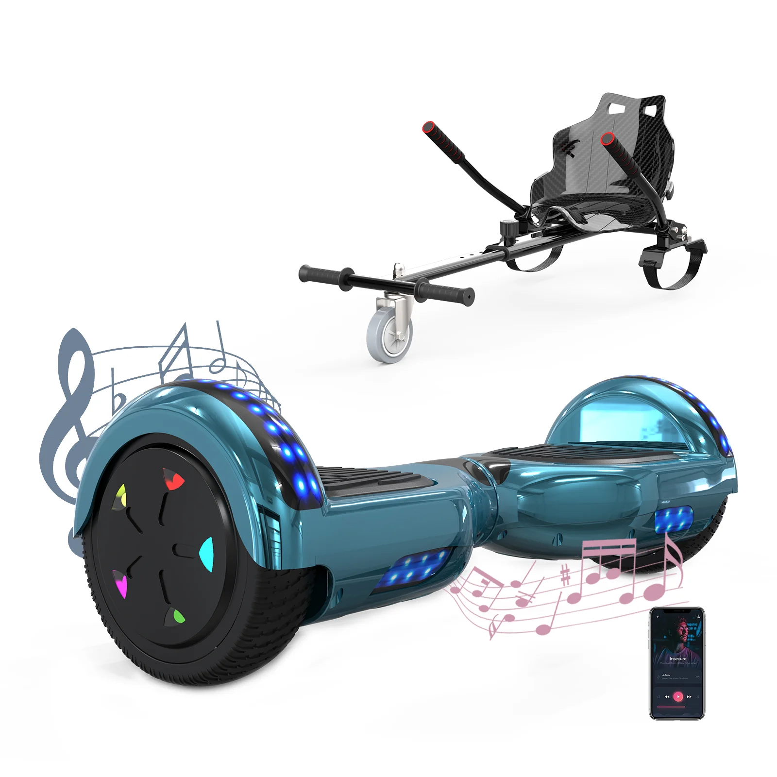 RCB JD6 6,5-Zoll-Hoverboard + KT - Image 34