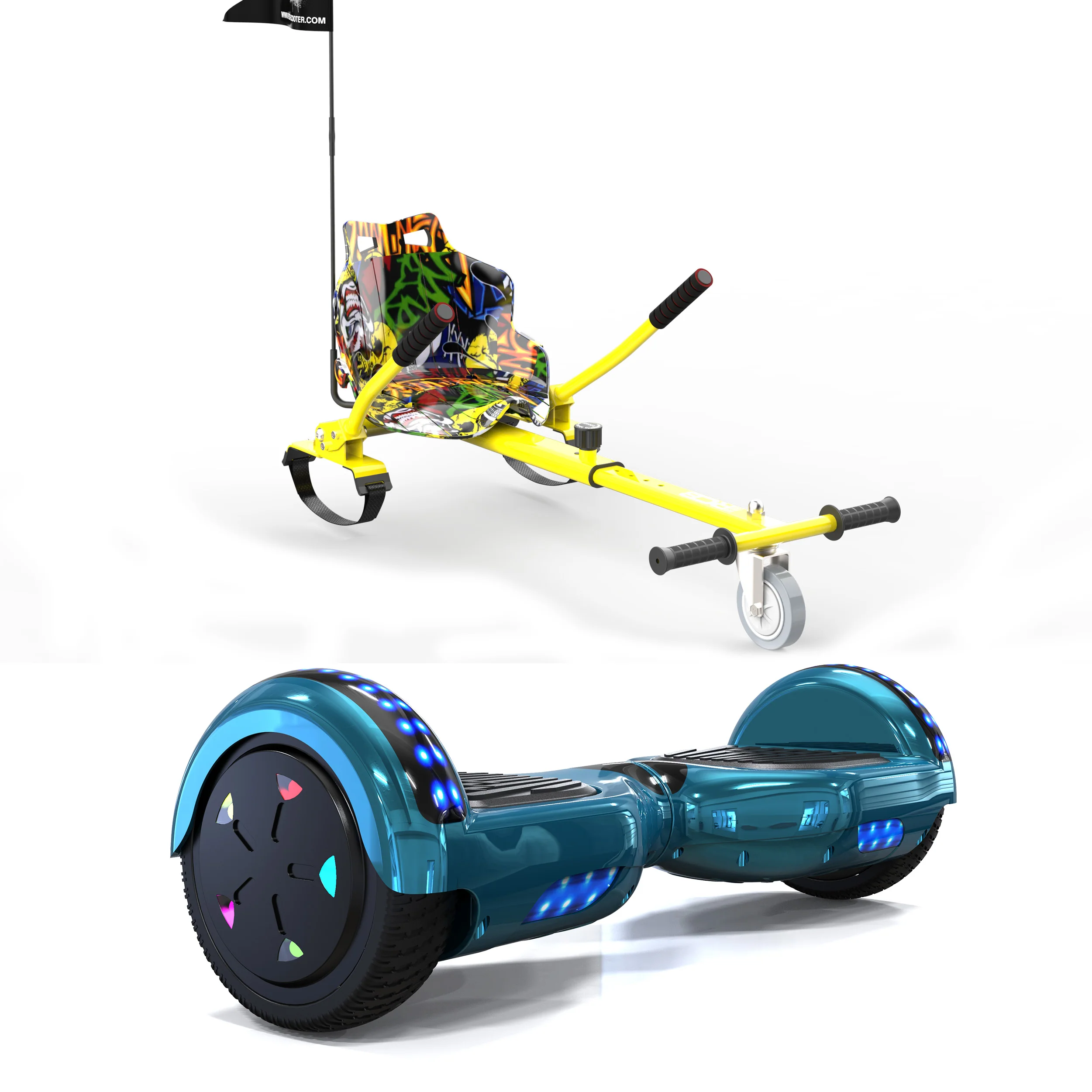 RCB JD6 6,5-Zoll-Hoverboard + KT - Image 36