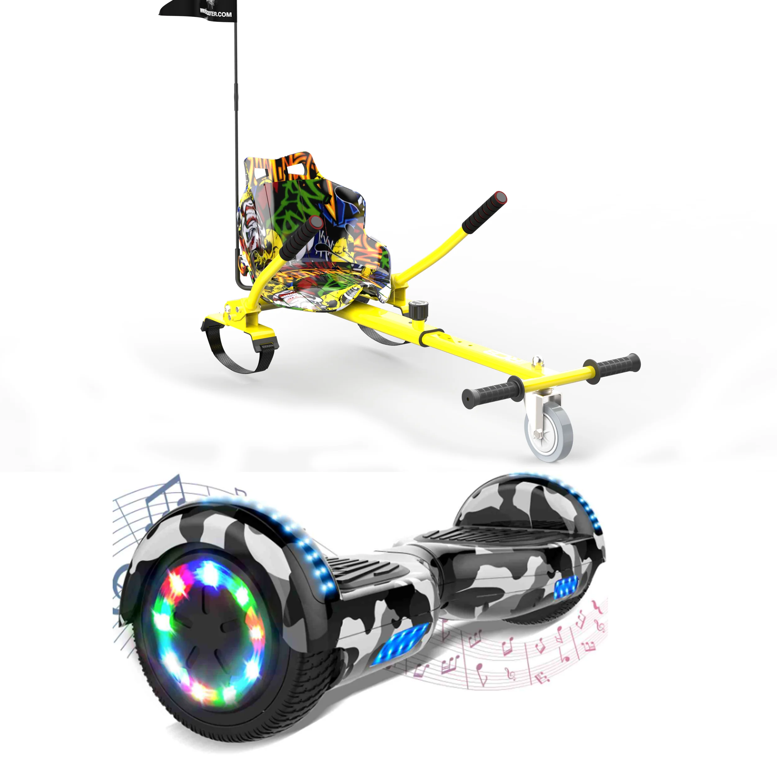 RCB JD6 6,5-Zoll-Hoverboard + KT - Image 37