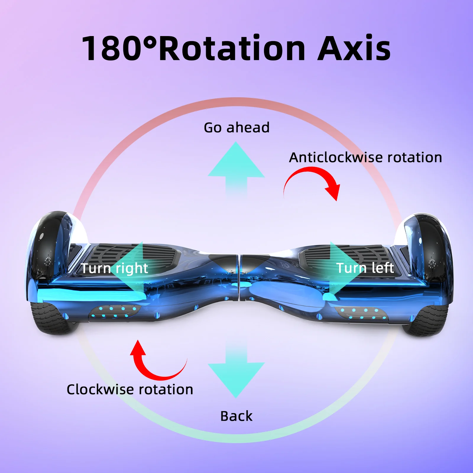 RCB JD6 6,5-Zoll-Hoverboard + KT - Image 42