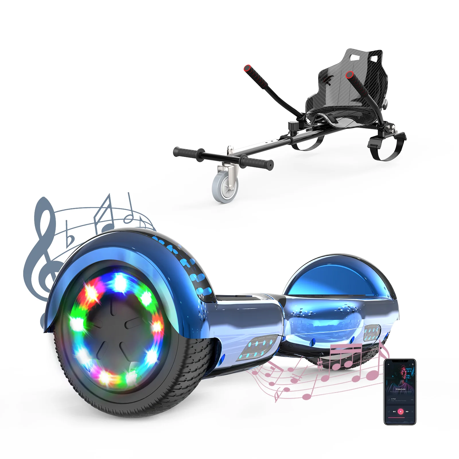 RCB JD6 6,5-Zoll-Hoverboard + KT - Image 5