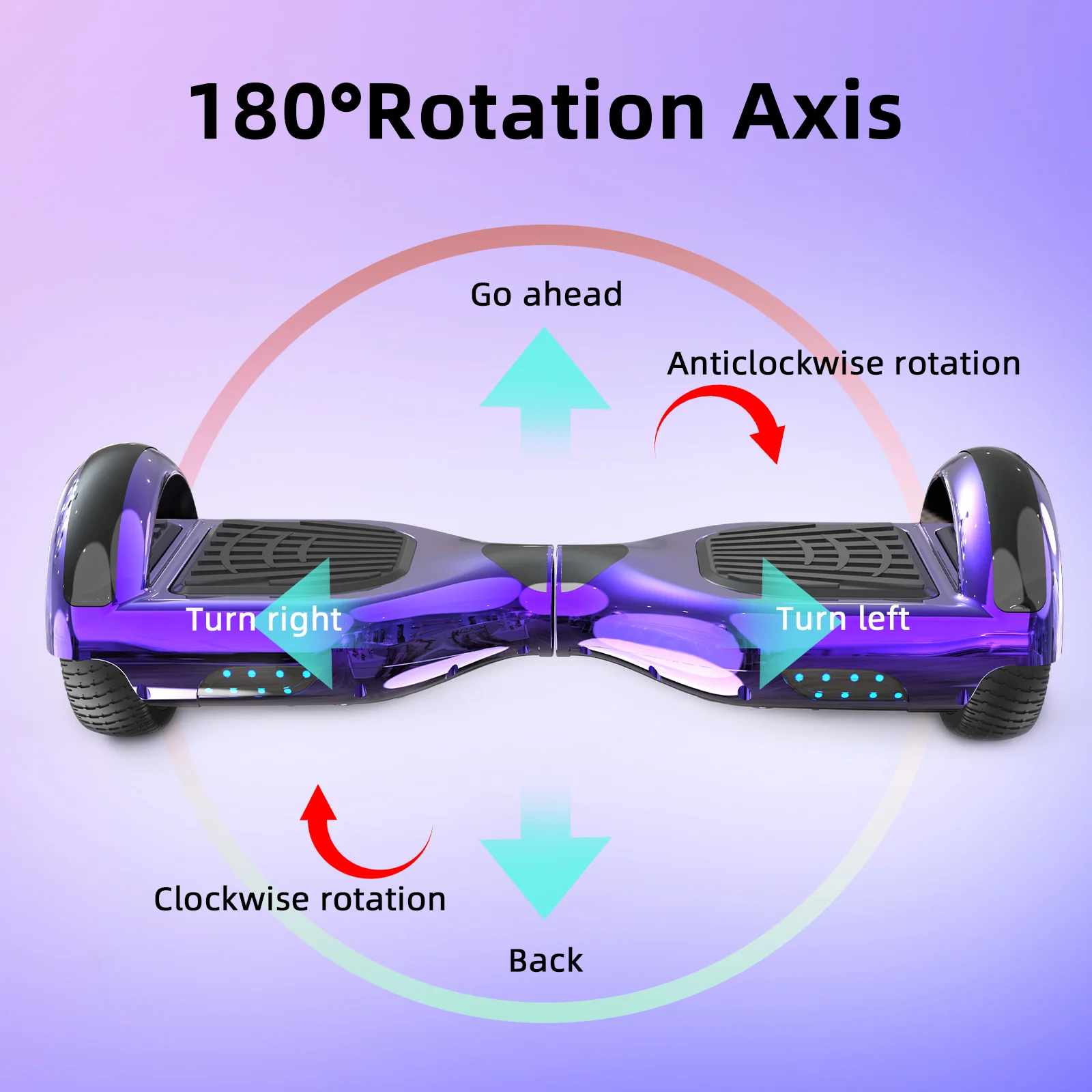 RCB JD6 6,5-Zoll-Hoverboard + KT - Image 57
