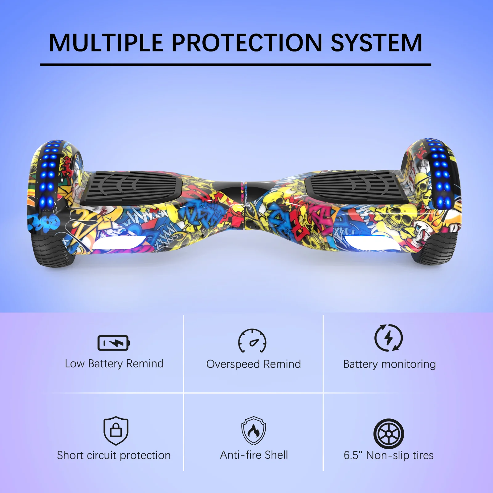 RCB JD6 6,5-Zoll-Hoverboard + KT - Image 59