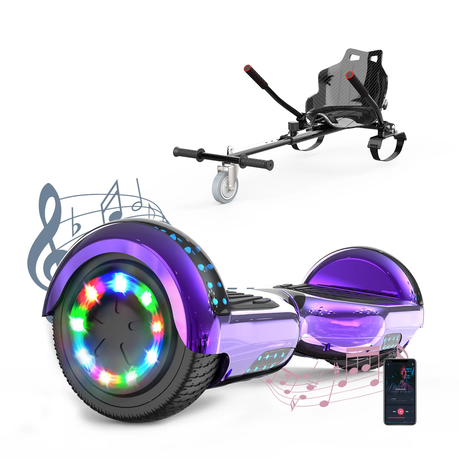 RCB JD6 6,5-Zoll-Hoverboard + KT - Image 8