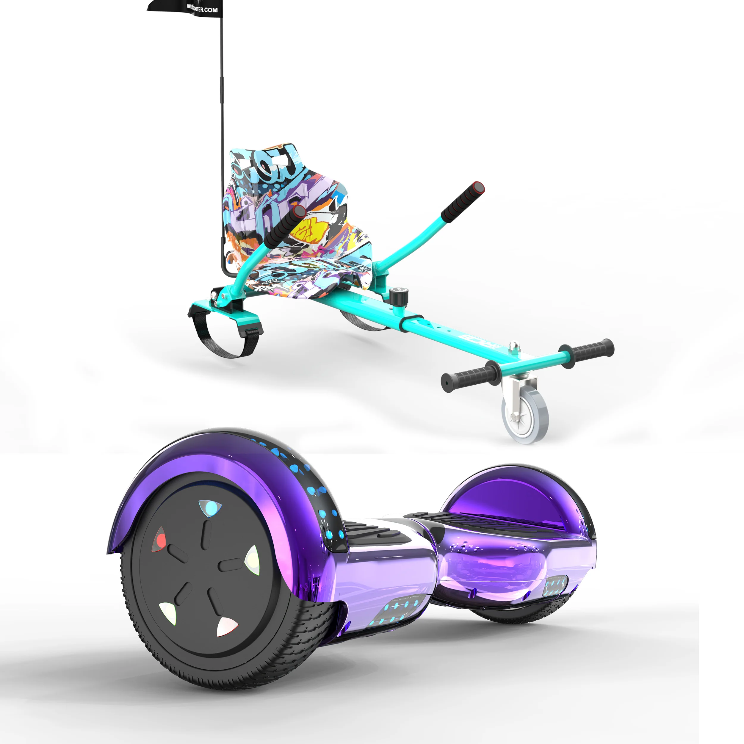 RCB JD6 6,5-Zoll-Hoverboard + KT - Image 9