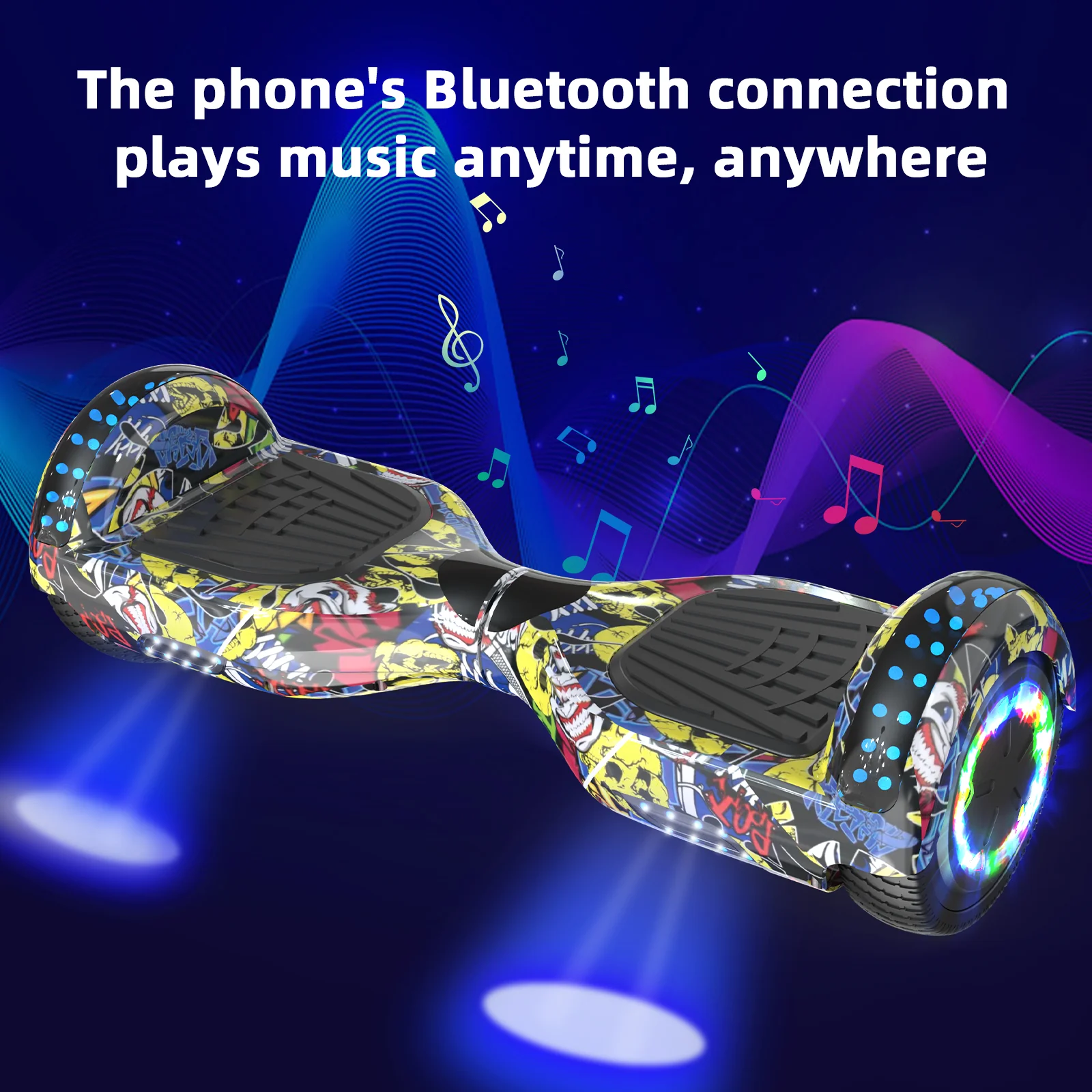RCB JD6 Hoverboards 6.5 Inch Skateboard Children(Comes with five-color LED lights) - Image 17