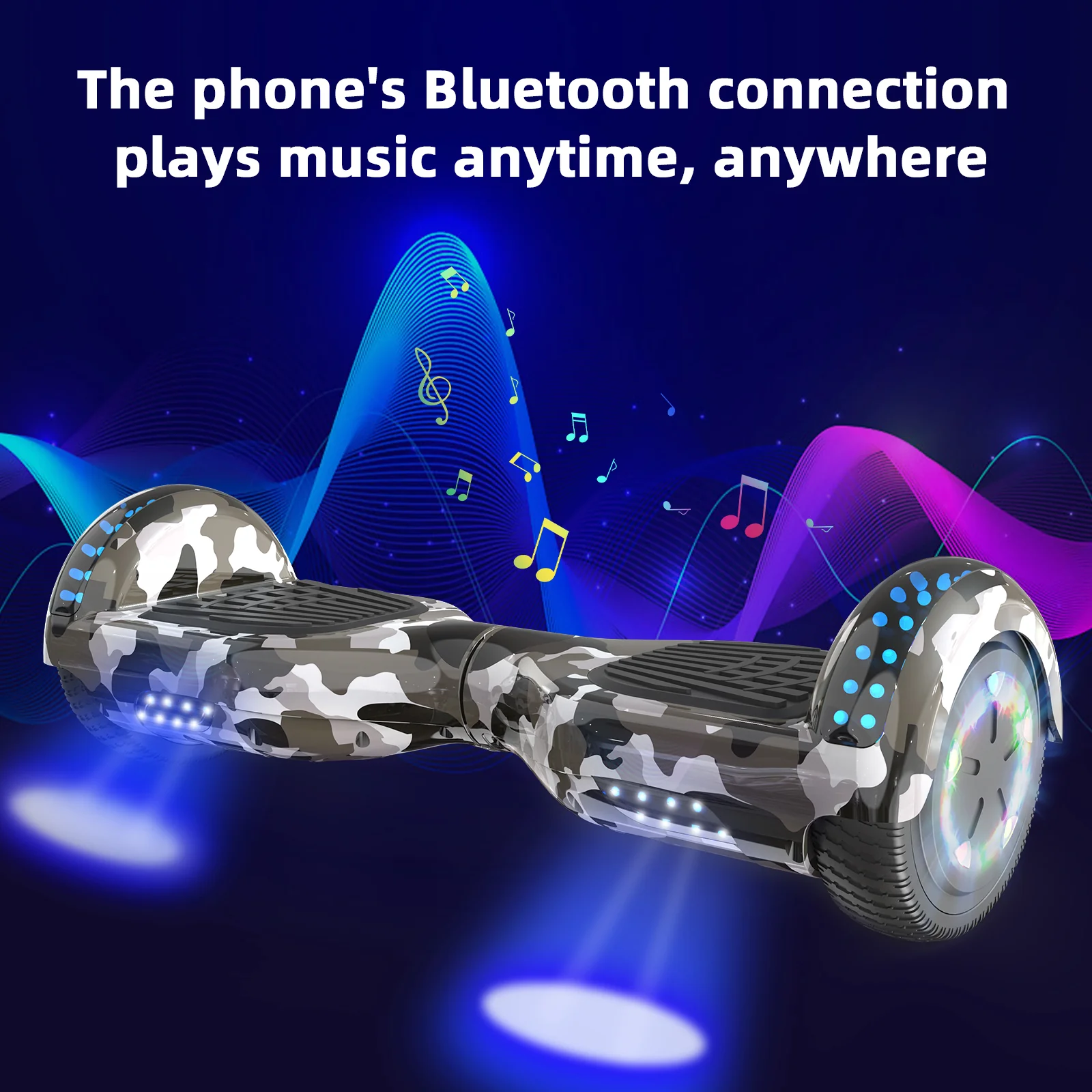 RCB JD6 Hoverboards 6.5 Inch Skateboard Children(Comes with five-color LED lights) - Image 36