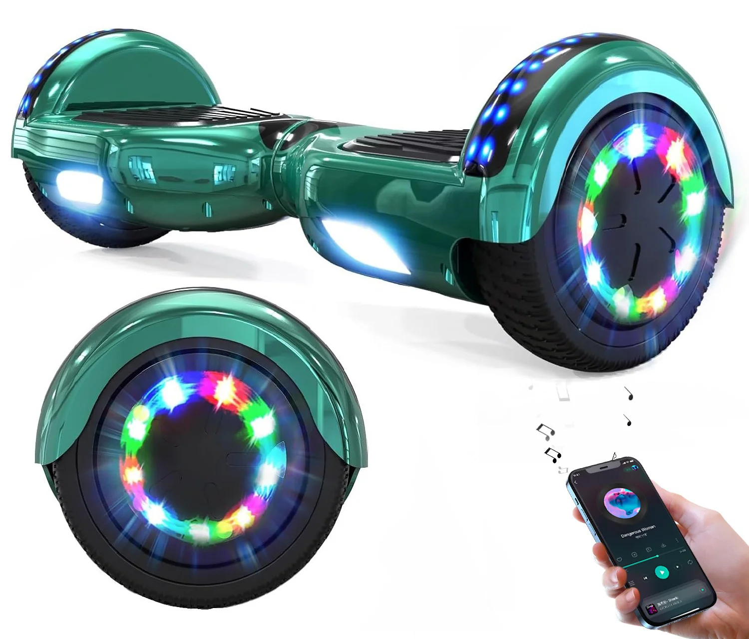 RCB JD6 Hoverboards 6.5 Inch Skateboard Children(Comes with five-color LED lights) - Image 7