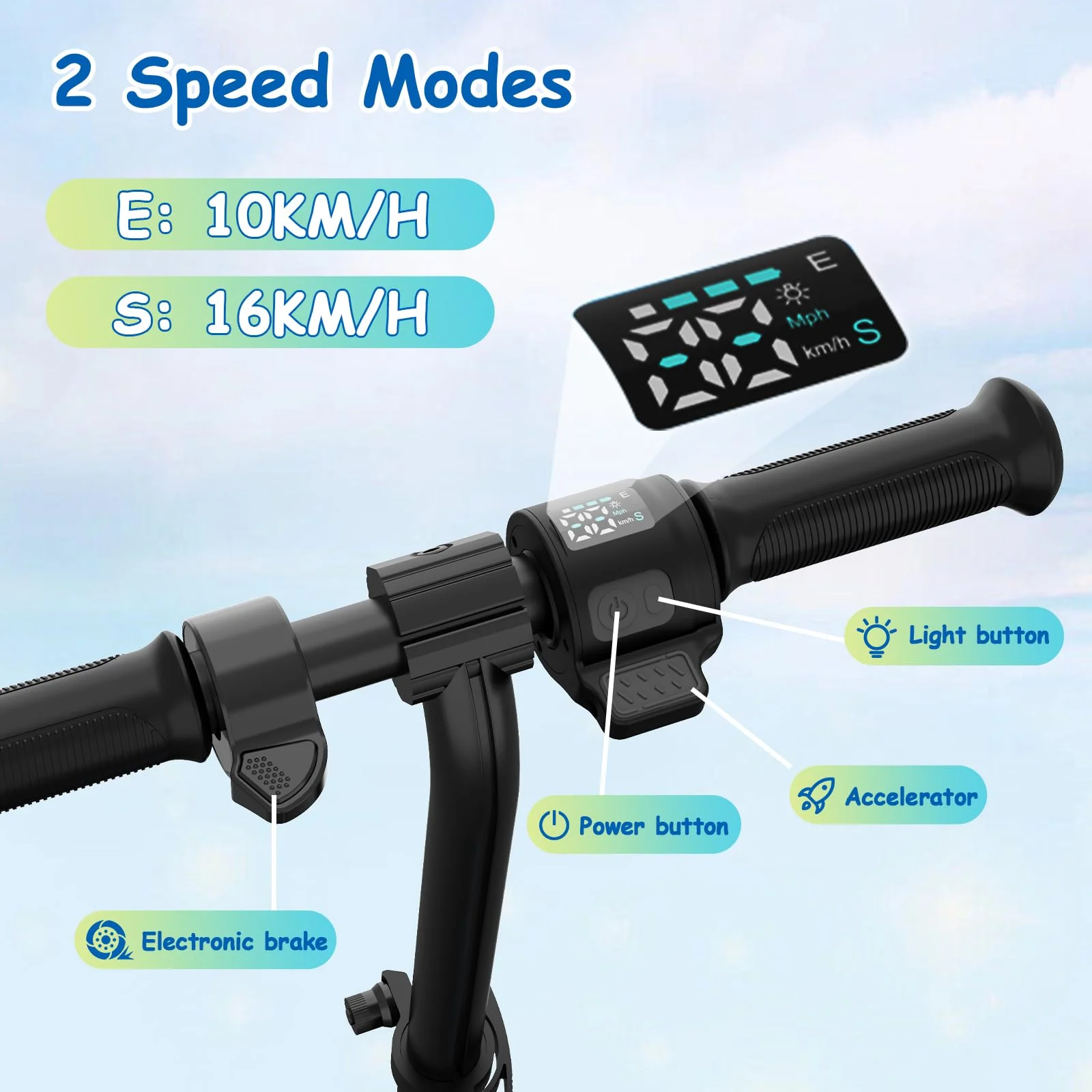 RCB R11 Electric Scooter for Kids 6-12 - Image 7