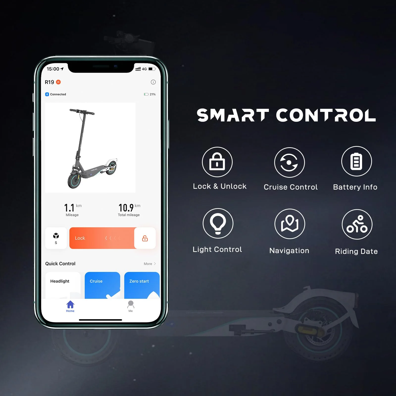 RCB R19 Electric Scooter for Adult - Image 6