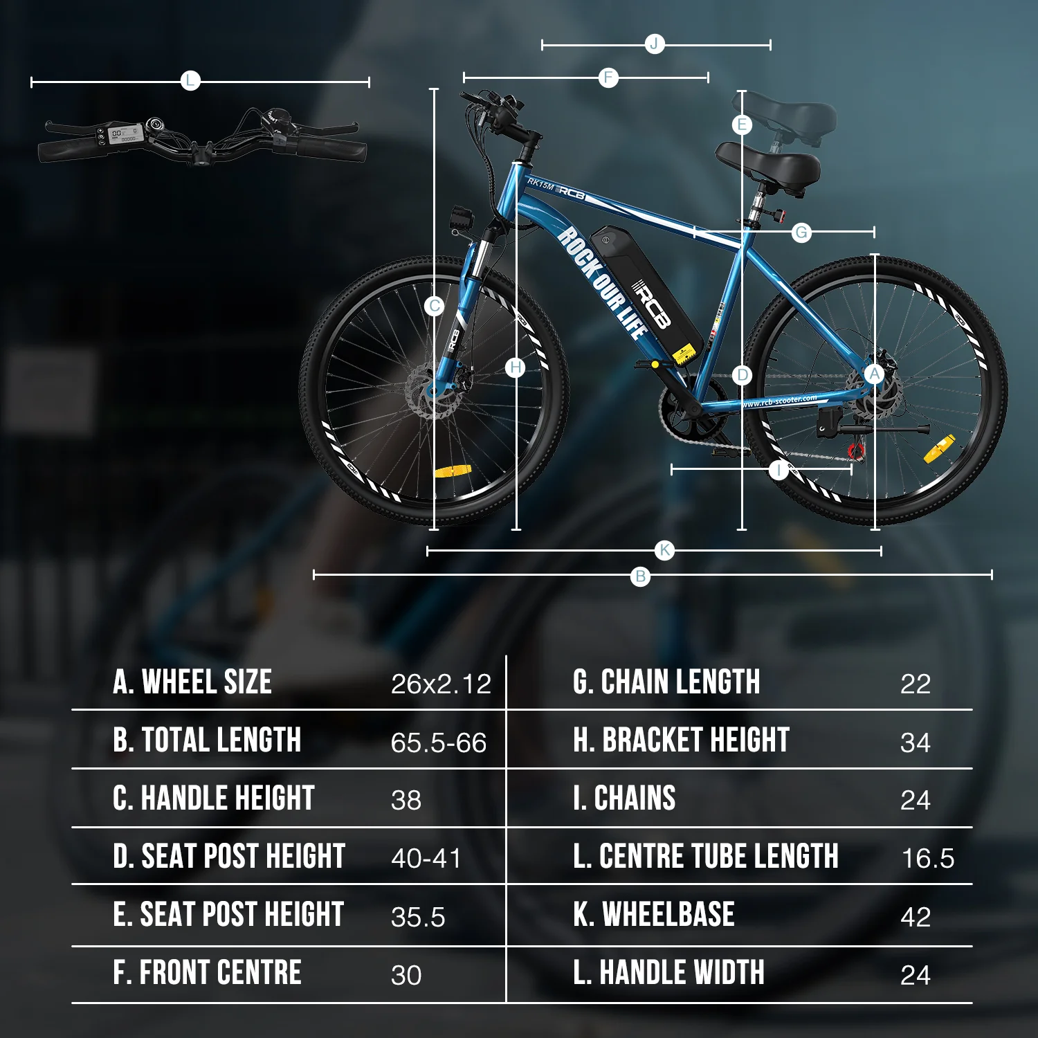RCB RK15 Electric Bike for Adults(RCB APP E BIKE) - Image 3